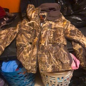 Camo hunting jacket